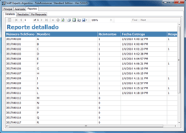 Reporte IVR Mailing Telefonico