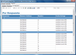 Reporte detallado IVR Mailing Telefonico