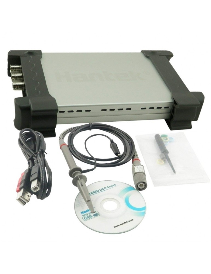 Osciloscopio USB 2 canales 200MHz 250MS/s Hantek 6212BE